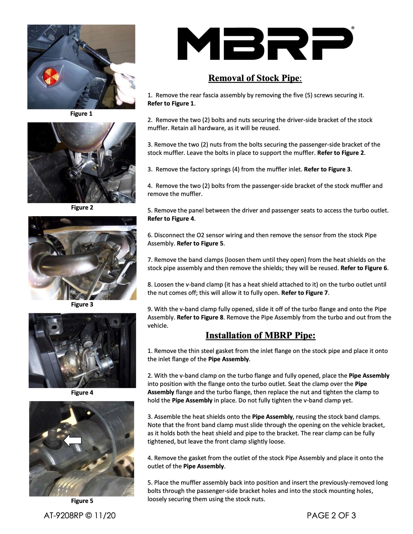 MBRP Bypass Pipe Can-Am Maverick X3 2017-2025