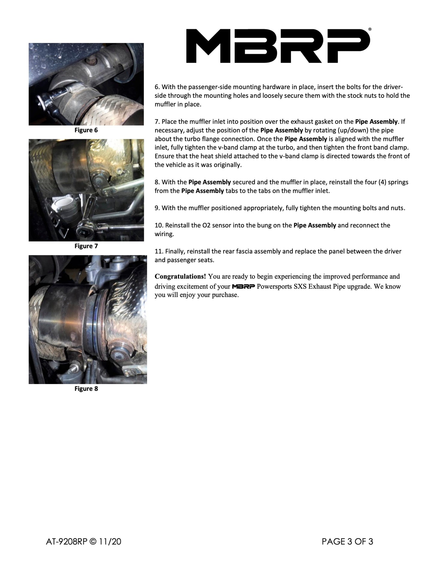 MBRP Bypass Pipe Can-Am Maverick X3 2017-2025