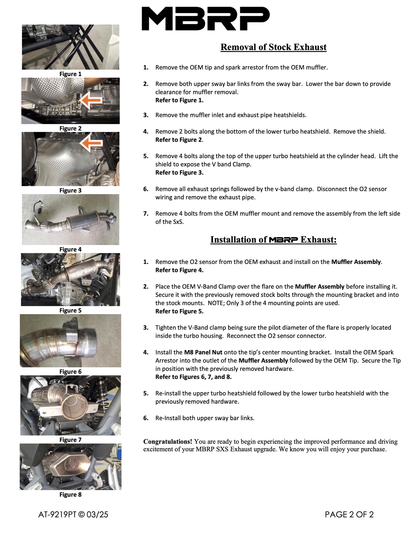 MBRP 3" Single Slip-on Turbo Back Performance Series Can-Am Maverick R 2024-2025