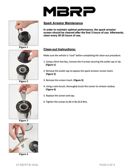 MBRP Single Slip-on System w/Performance Muffler Kawasaki Teryx KRX 1000 2020-2025