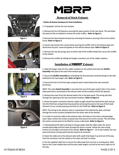 MBRP Slip-on Stacked Dual-Out Active Exhaust Polaris RZR XP 1000 2024-2025 - Adventure Parts