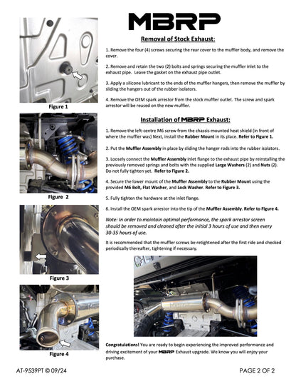 MBRP 5" Single Slip-on Performance Series Polaris Xpedition 2024-2025 - Adventure Parts