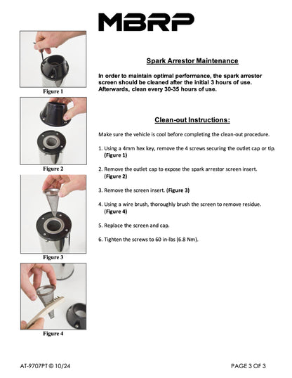 MBRP Single Slip-on Performance Series Arctic Cat WildCat WildCat Trail 2014-2020