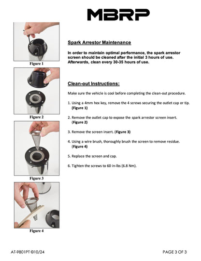 MBRP 5" Slip-on Muffler Assembly Performance Series CFMOTO  ZFORCE 800 EX 2014-2021