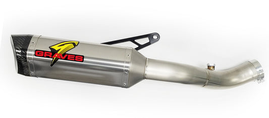 Graves Motorsports Cat Eliminator Titanium Exhaust System Aprilia Tuono 2017-2020
