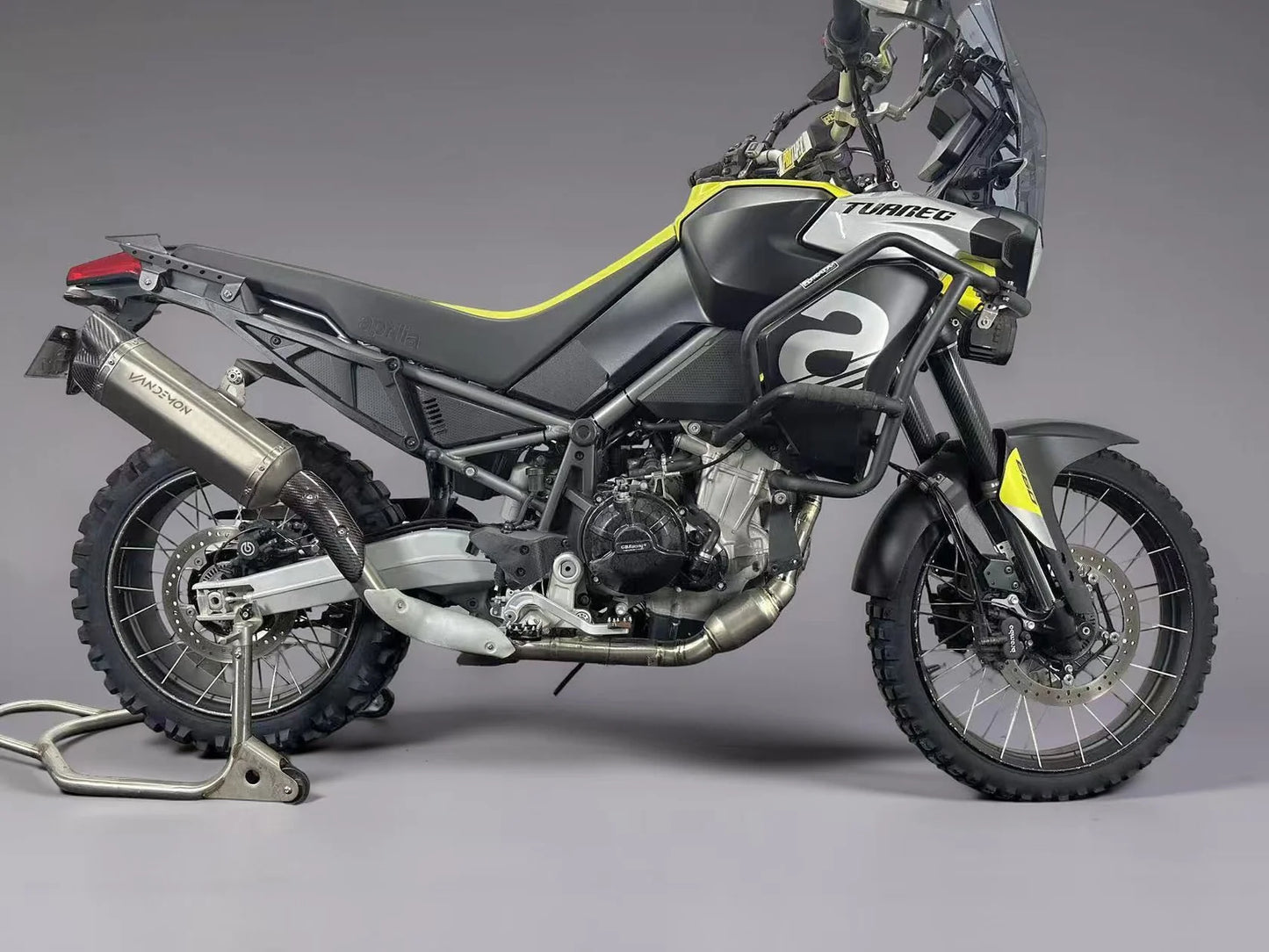 Vandemon Full Titanium Exhaust System Aprilia Tuareg 660 2021-2026