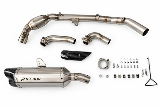 Vandemon Full Titanium Exhaust System Aprilia Tuareg 660 2021-2026