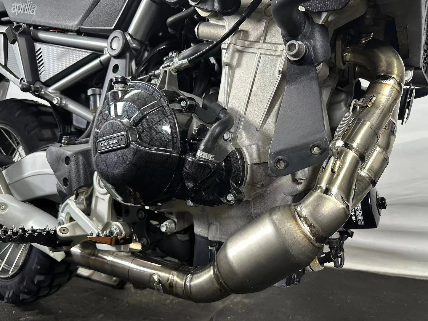 Vandemon Full Titanium Exhaust System Aprilia Tuareg 660 2021-2026