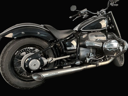 Vandemon Long Titanium Exhaust System BMW R18 2020-2025 Bagger/Classic