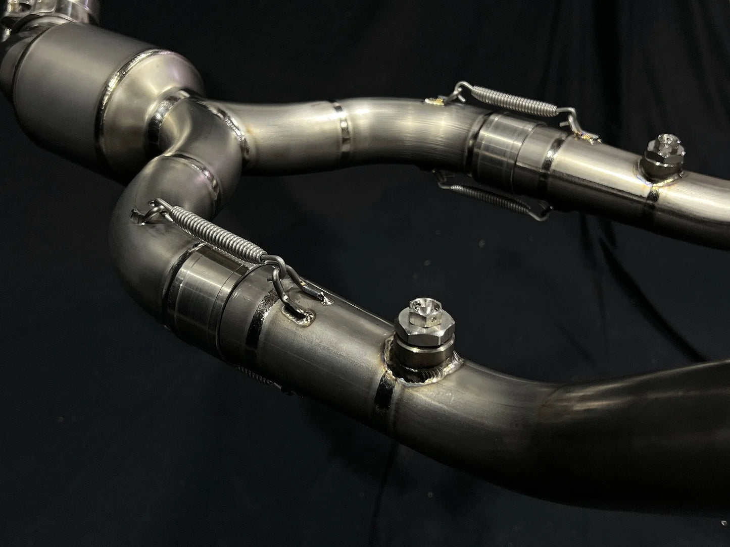 Vandemon Exhaust System with Brushed Headers BMW R NINE T 2014-2023 - Adventure Parts