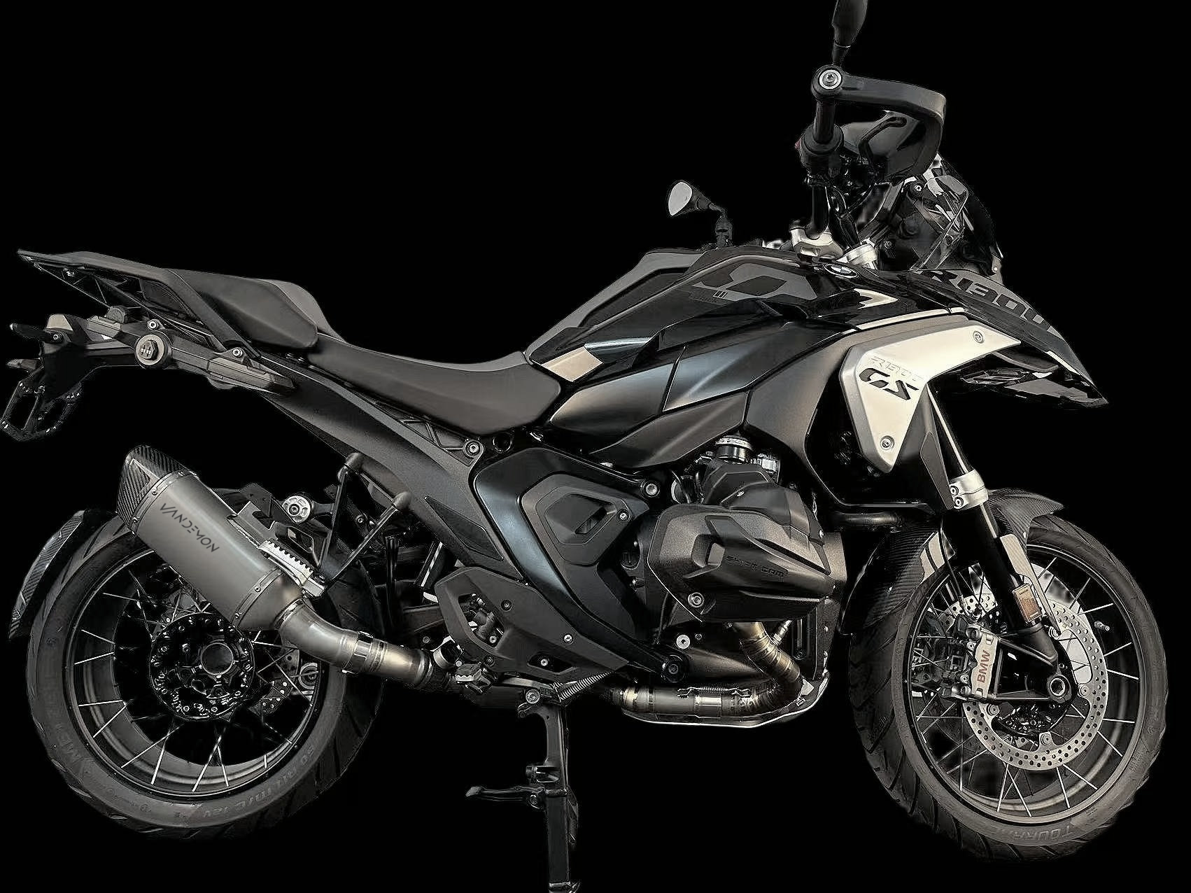 Vandemon Full Titanium Exhaust OEM Valve Function BMW R1300GS / GSA 2023-2026 - Adventure Parts