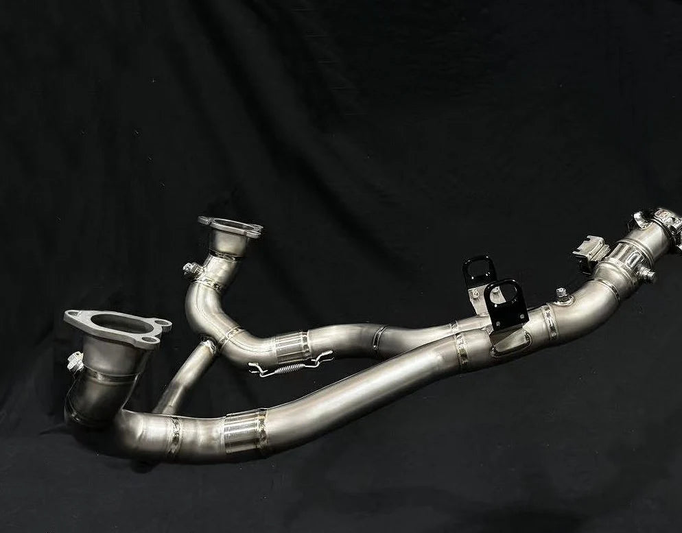 Vandemon Full Titanium Exhaust OEM Valve Function BMW R1300GS / GSA 2023-2026 - Adventure Parts