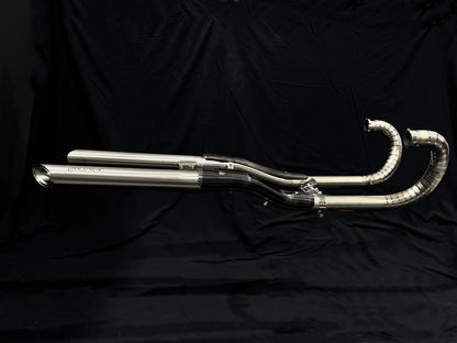 Vandemon Long Titanium Exhaust System Bagger/Classic BMW R18 2020-2026