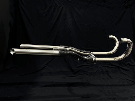 Vandemon Long Titanium Exhaust System Bagger/Classic BMW R18 2020-2026