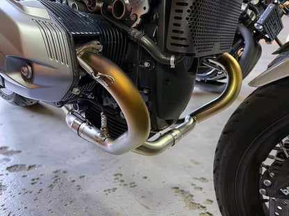 Vandemon Titanium Exhaust System with Brushed Headers BMW R nineT 2014-2020