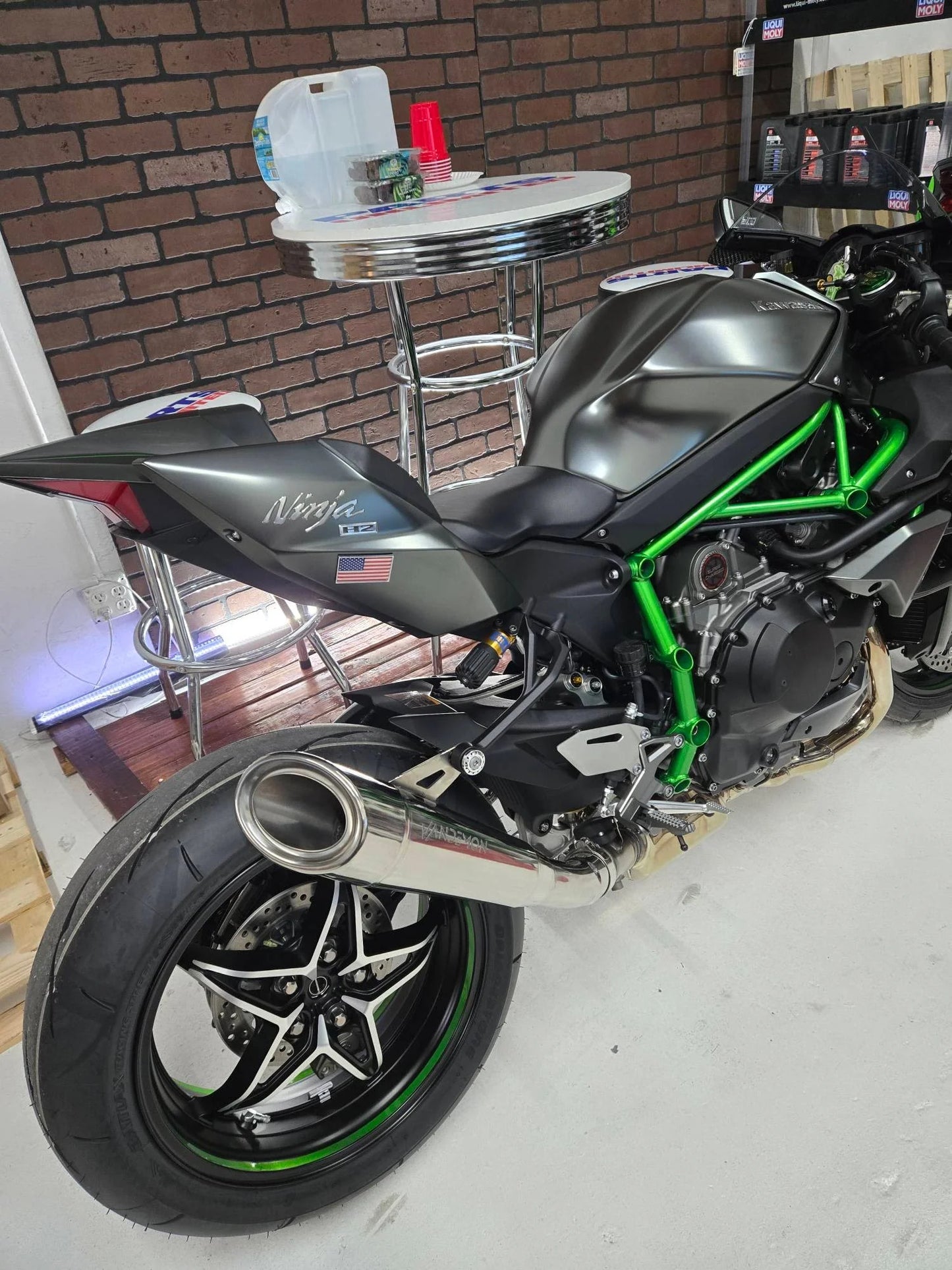 Vandemon H2R Titanium Slip-On Kawasaki Ninja H2 2015-On