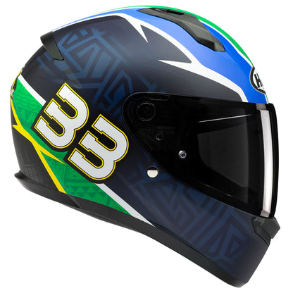 HJC C10 Brad Binder BB33 LTD Full Face Motorcycle Helmet - Adventure Parts