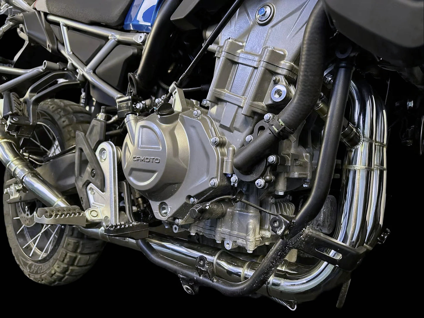 Vandemon Stainless Steel Exhaust System CFMOTO 450MT Adventure 2023-2025