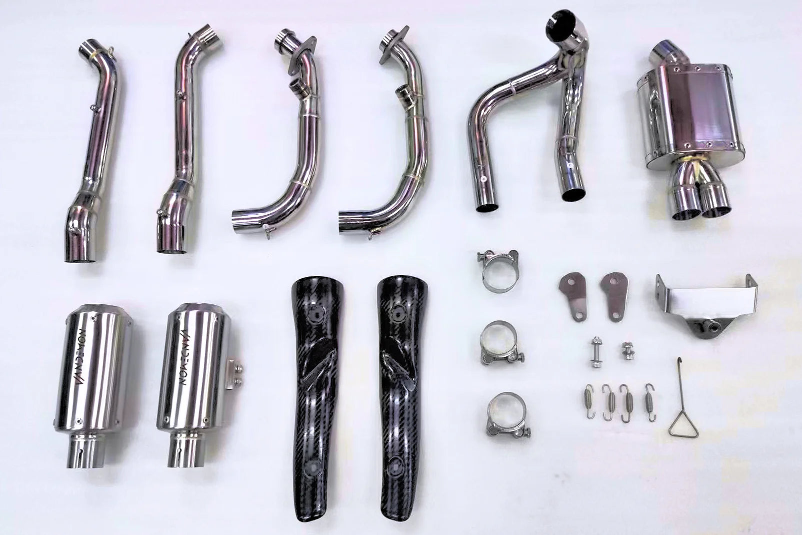 Vandemon Stainless Steel Mount Exhaust System CFMOTO 450SR/SS 2025-2026 - Adventure Parts
