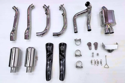 Vandemon Stainless Steel Mount Exhaust System CFMOTO 450SR/SS 2025-2026 - Adventure Parts