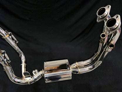 Vandemon Stainless Steel Mount Exhaust System CFMOTO 450SR/SS 2025-2026 - Adventure Parts
