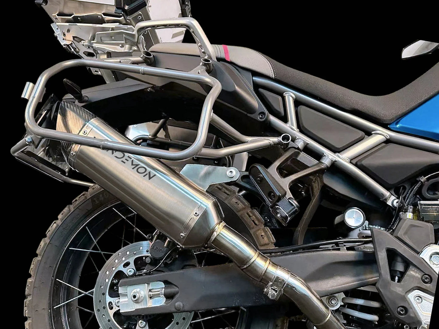 Vandemon Stainless Steel Exhaust System CFMOTO 450MT Adventure 2023-2025