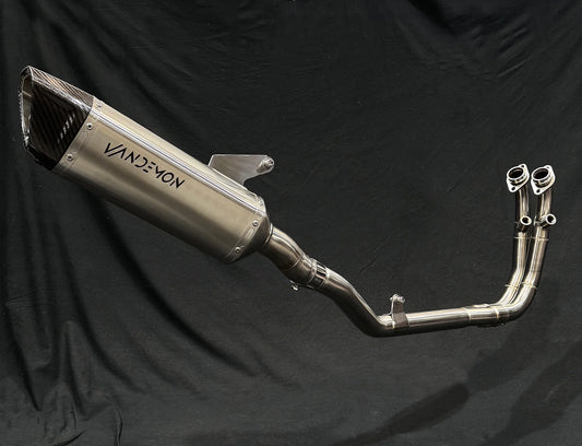 Vandemon Stainless Steel Exhaust System CFMOTO 450MT Adventure 2023-2025