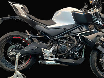 Vandemon Exhaust Stainless Steel Low Mount System CFMOTO 450NK 2023-2024