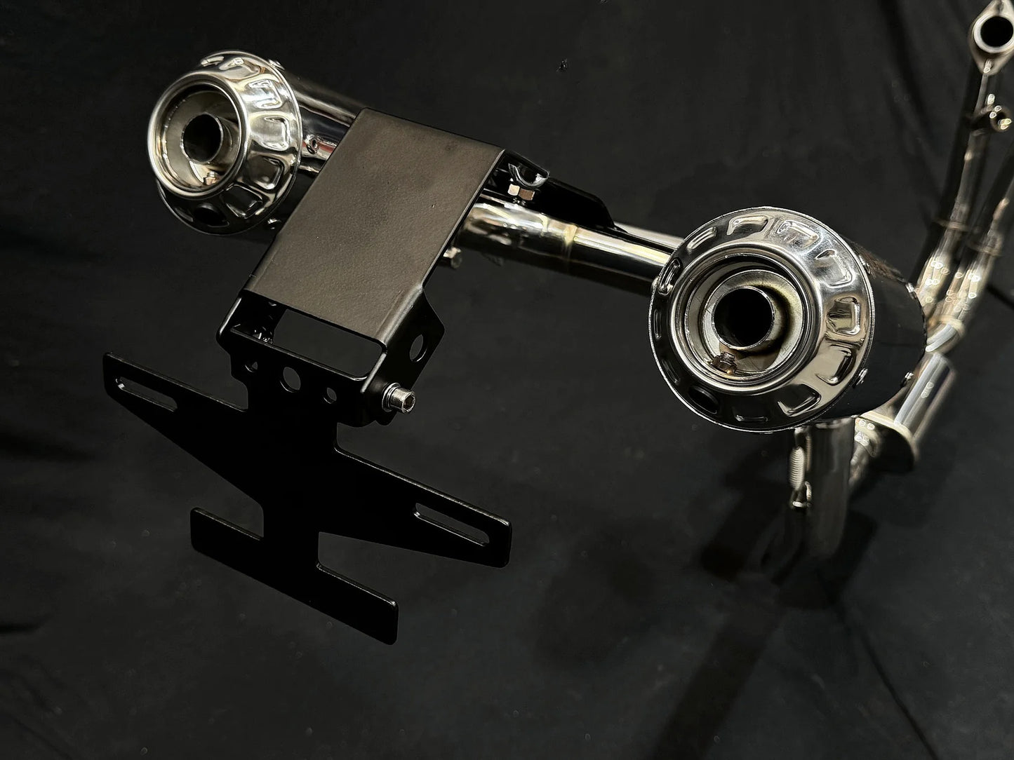 Vandemon Stainless Steel High Mount Exhaust System CFMOTO 450SRS 2023-2024