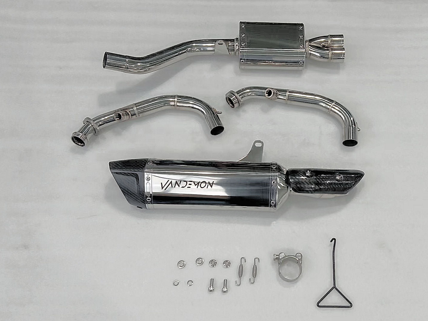 Vandemon Stainless Steel Side Mount Exhaust System CFMOTO 450NK