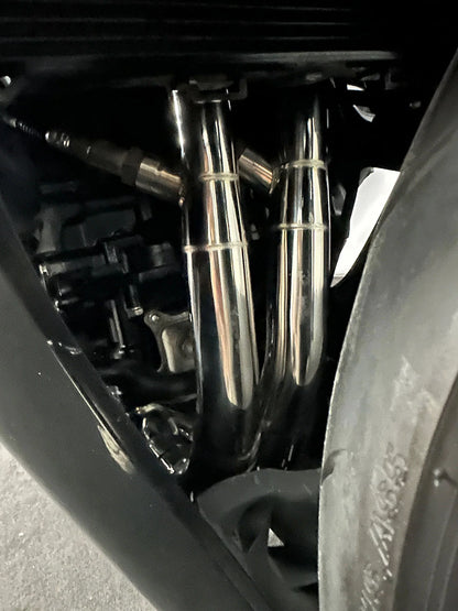 Vandemon Low Mount Single Side Exit Exhaust System CFMOTO 450SR, 450SR-S 2022-2024