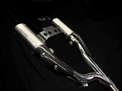Vandemon High Mount Titanium Exhaust System CFMOTO 675SR-R, 675SR-S, 675SS 2024-2026