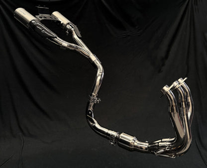 Vandemon High Mount Titanium Exhaust System CFMOTO 675SR-R, 675SR-S, 675SS 2024-2026