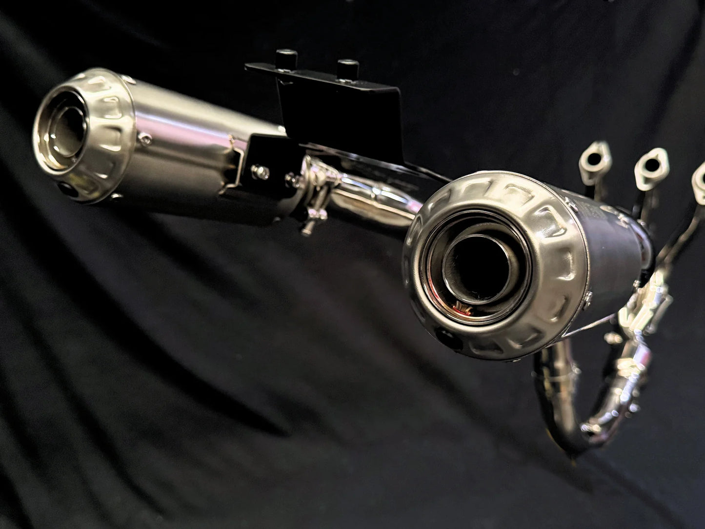 Vandemon High Mount Titanium Exhaust System CFMOTO 675SR-R, 675SR-S, 675SS 2024-2026