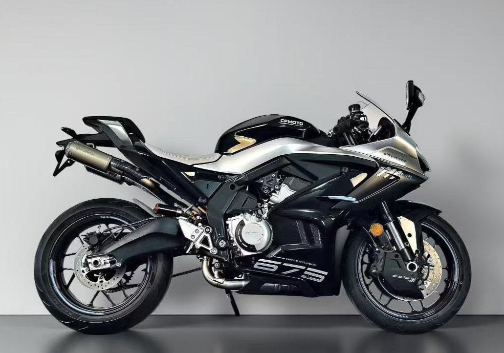Vandemon High Mount Titanium Exhaust System CFMOTO 675SR-R, 675SR-S, 675SS 2024-2025 - Adventure Parts