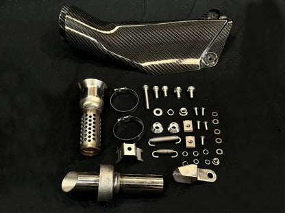 Vandemon Side Mount Titanium Exhaust System CFMOTO 675SR-R, 675SR-S,675SS & 675NK 2024-2025