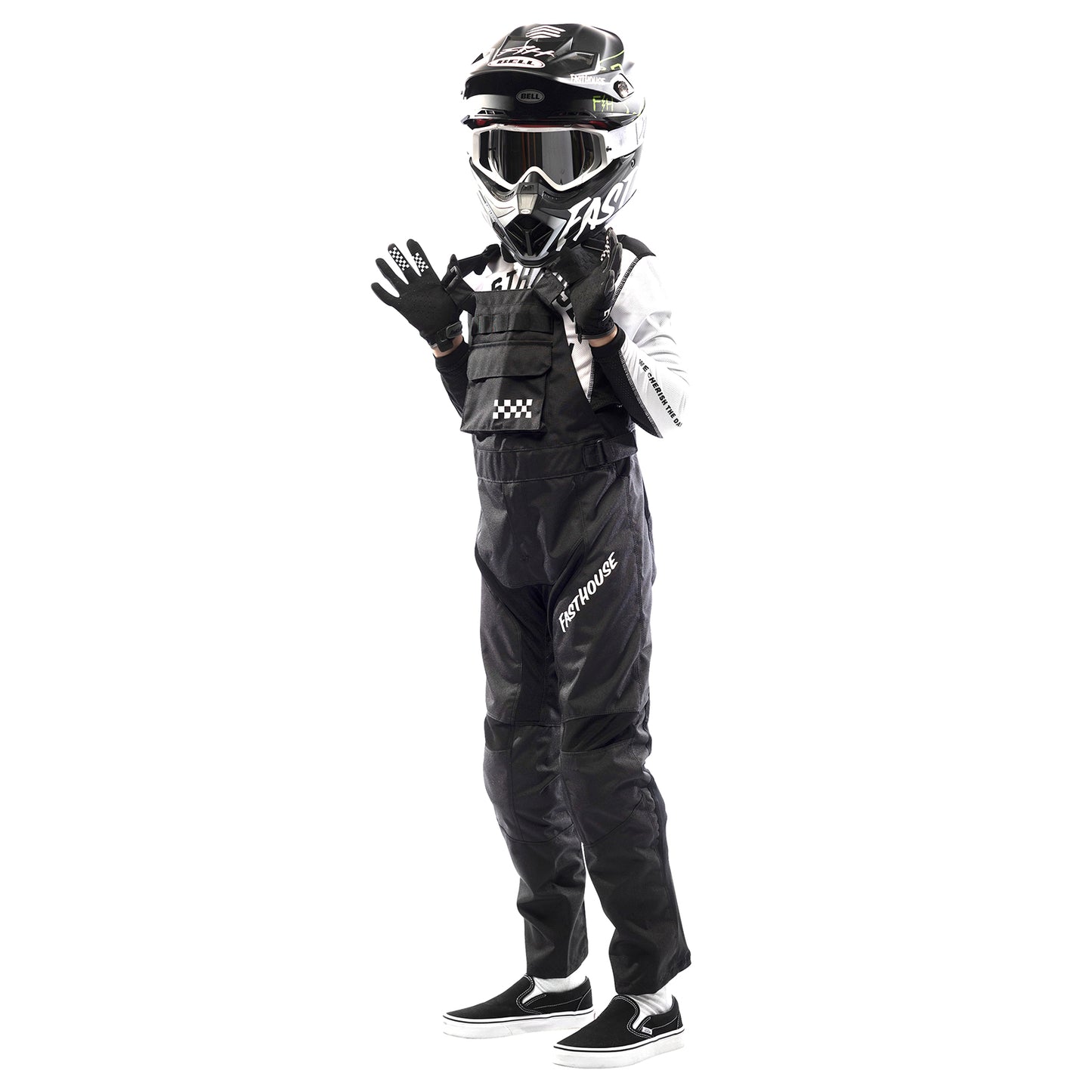 Fasthouse Youth Carbon Motorall - Adventure Parts