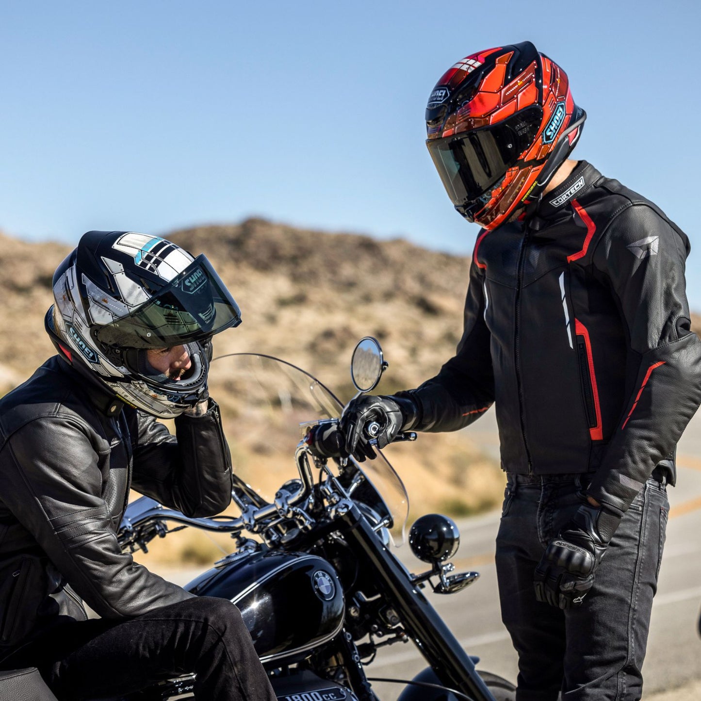 Cortech Chicane Leather Motorcycle Jacket - Adventure Parts