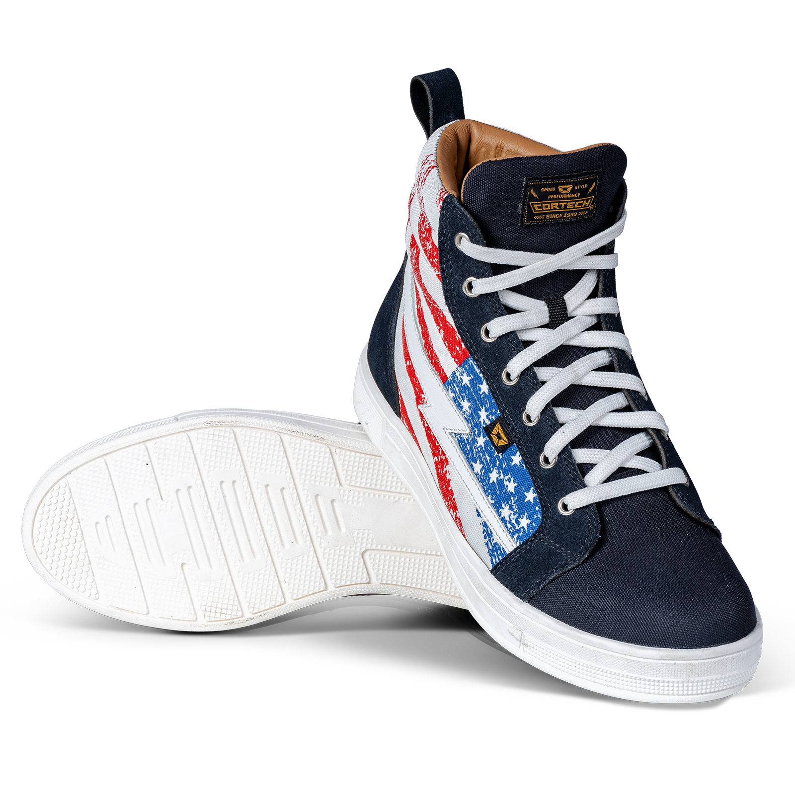 Cortech Slayer Limited Edition Flag Motorcycle Riding Shoes - Adventure Parts