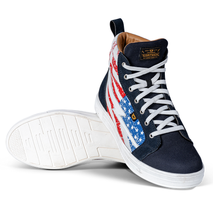 Cortech Slayer Limited Edition Flag Motorcycle Riding Shoes - Adventure Parts