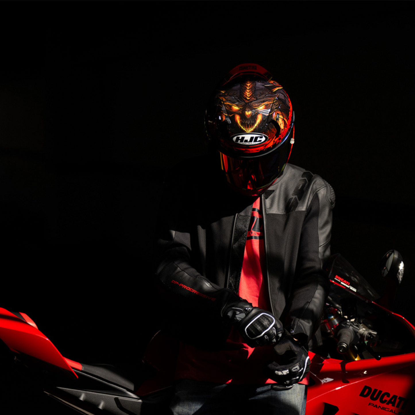HJC RPHA 12 Diablo Blizzard Full Face Motorcycle Helmet