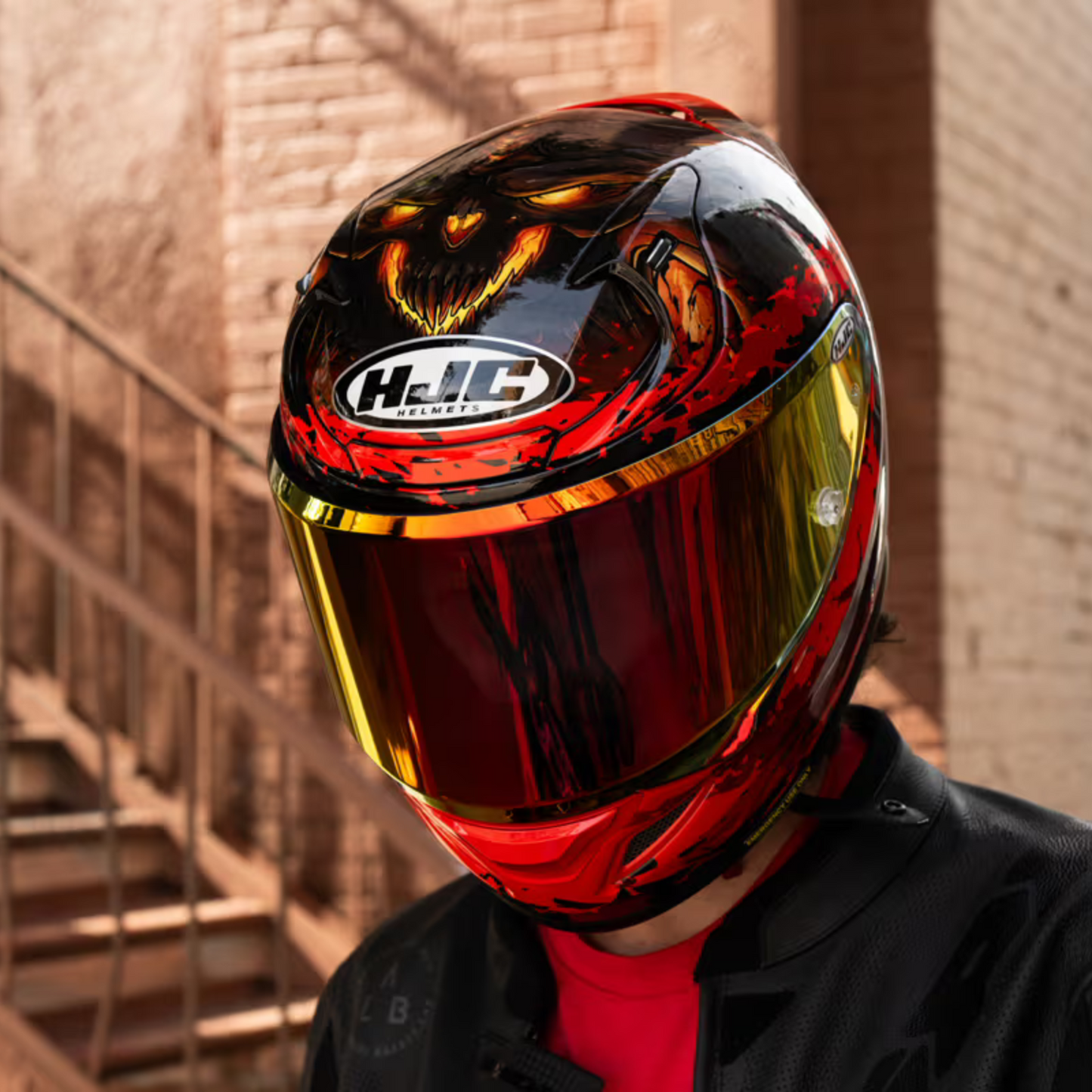 HJC RPHA 12 Diablo Blizzard Full Face Motorcycle Helmet