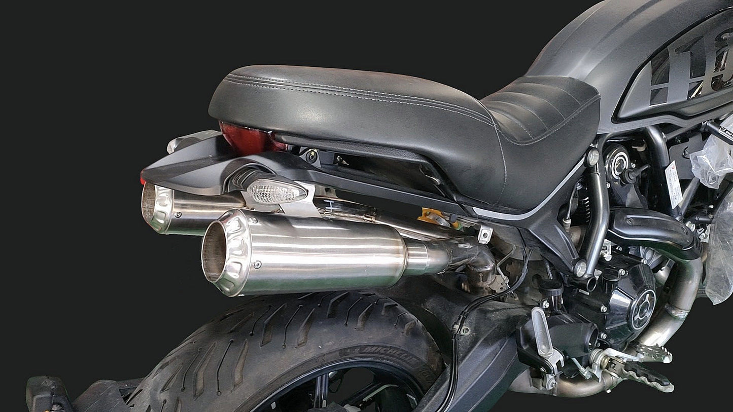 Vandemon Full Titanium Exhaust System Ducati Ducati Scrambler 1100 Pro 2021-2024 - Adventure Parts