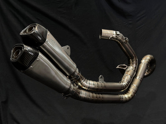 Vandemon Split Pulse Titanium Exhaust System Ducati Diavel 1200 2011-2017