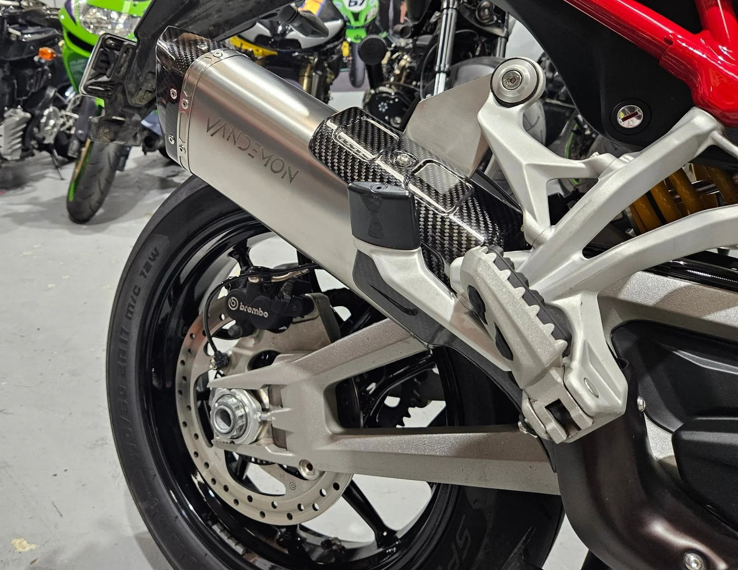 Vandemon Titanium Slip-On & Optional front headers Ducati Multistrada V4 2021-2024