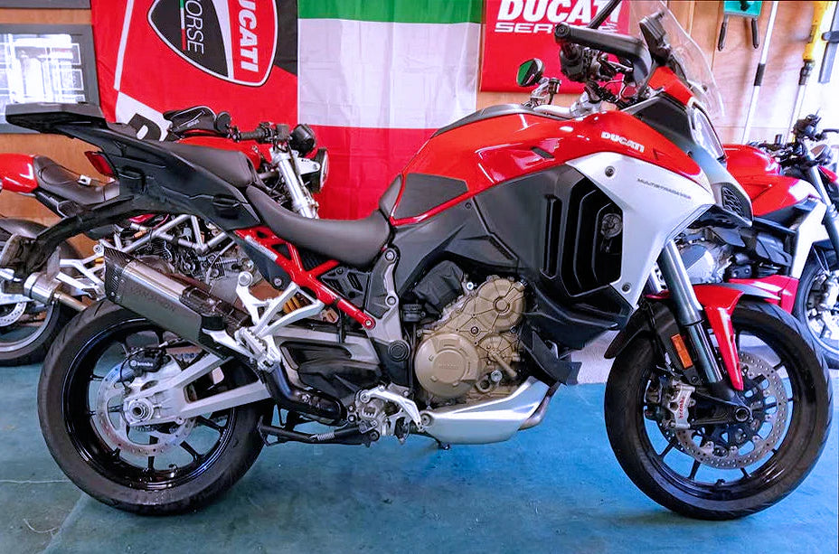 Vandemon Titanium Slip-On & Optional front headers Ducati Multistrada V4 2021-2024