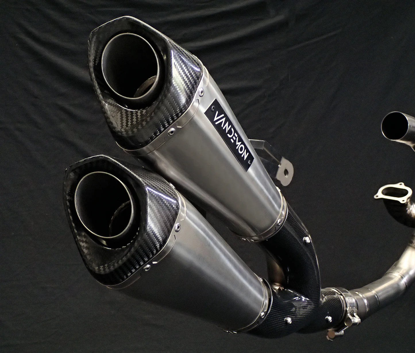 Vandemon Full Titanium Exhaust System Ducati Monster 821 & 1200-1200S 2014-2020
