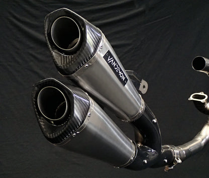 Vandemon Full Titanium Exhaust System Ducati Monster 821 & 1200-1200S 2014-2020