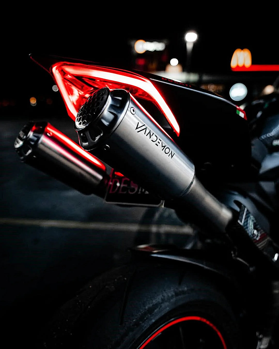 Vandemon Titanium Slip-On Exhaust Ducati Panigale/ Streetfighter V2 High Mount 2020-2024