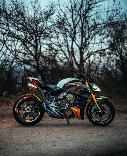 Vandemon Titanium High Mount Exhaust System Ducati Panigale V4,V4S,V4R & Streetfighter V4 2018-2024
